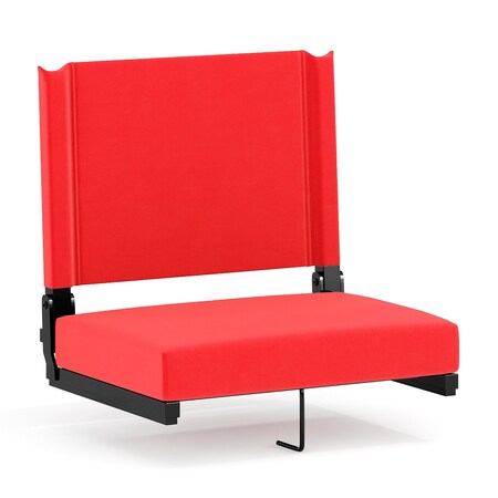 Flash Furniture Stadium Chair, Red XU-STA-RED-GG